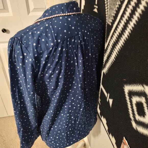 💙NWT Victoria's Secret Ladie's Button Front Amazingly Soft Pajama Top, XS - Picture 7 of 11